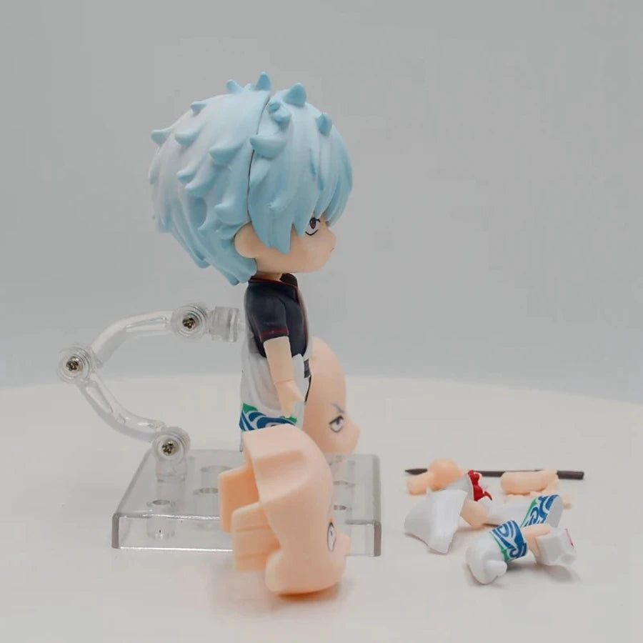 10cm Gintama Anime Figure #2420 Sakata Gintoki Action Figure Humorous Man Figurine PVC Collection Model Doll Toys Birthday Gifts