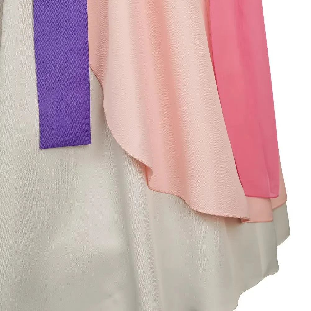 Maomao Cosplay Costume Dress Wig Anime The Apothecary Diaries Purple Pink Dress Kusuriya No Hitorigoto Halloween for Women Girls