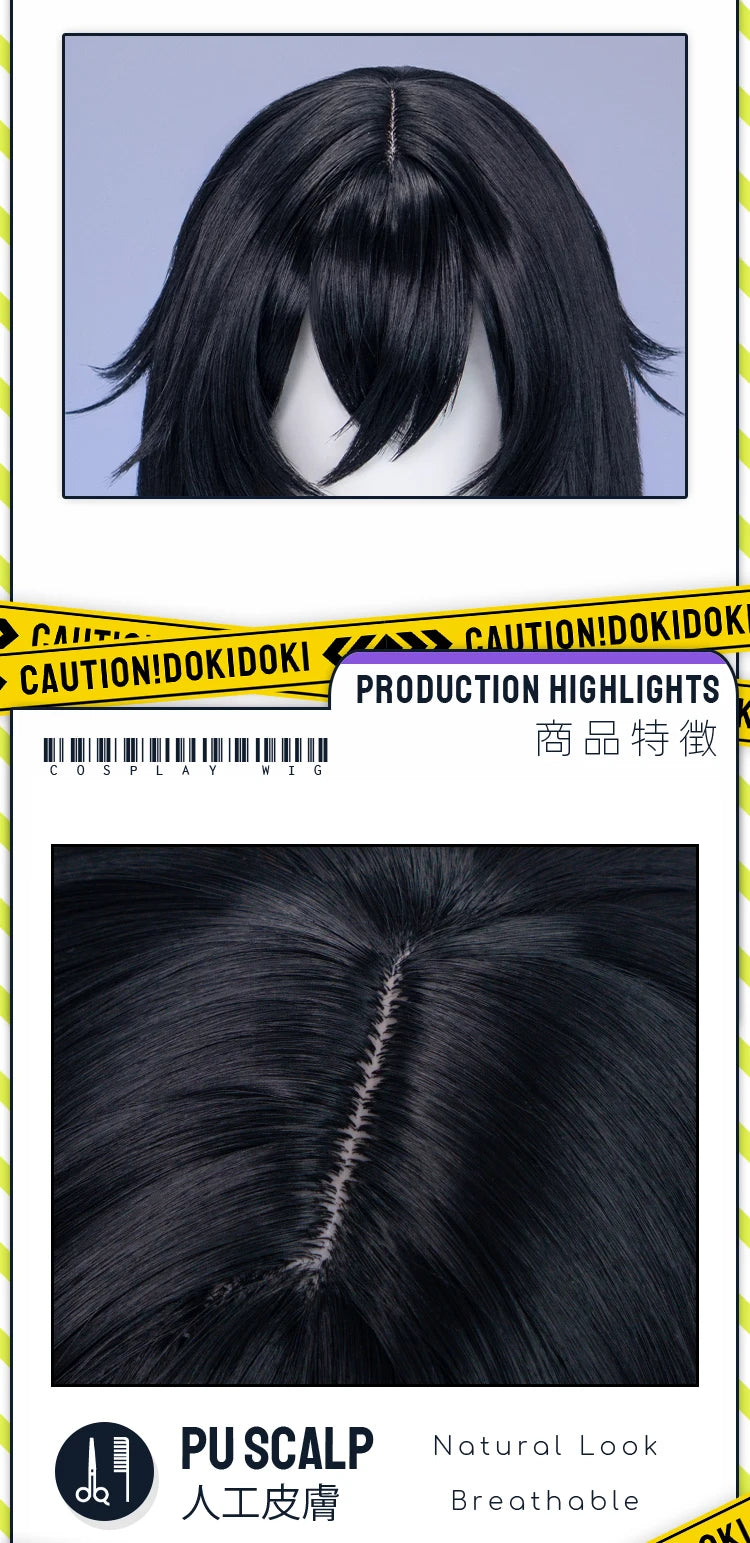 Tamsy Amo Riyo Wig Anime Gachiakuta DokiDoki Men 100cm Long Hair Amo Empool Caines Tamsy Cosplay Heat Resistant Wig Free Cap