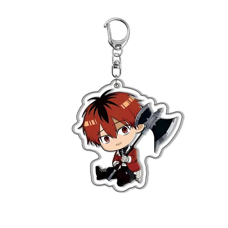 Frieren Keychain Anime Frieren Beyond Journey's End Himmel Stark Fern Cosplay Key Chain Backpack Pendant Girls Kid Birthday Gift