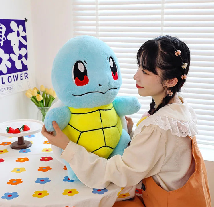 35-60CM Big Size Pokemon Charmander Plushies Squirtle Cartoon Anime Peluche Ornament Comfortable Soft Doll Children Toy Gift