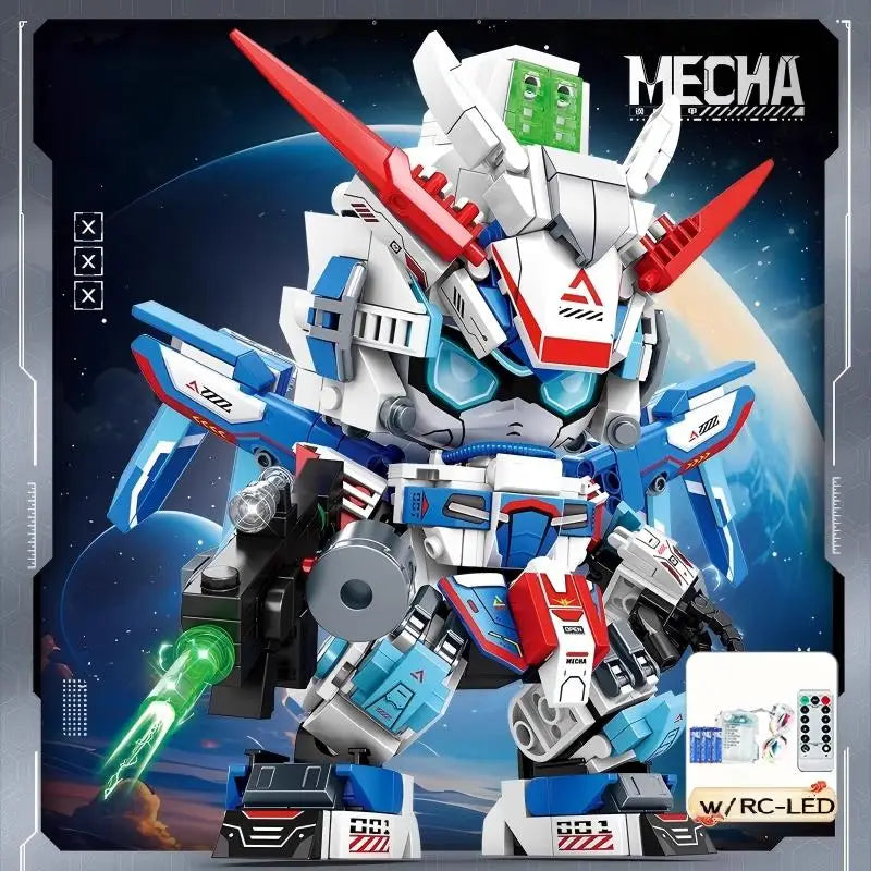 2025 STEM Building Blocks Kit, DIY Mecha Robot Model Educational Construction Toys for Kids Ages 8-12, Creative Birthday Gift