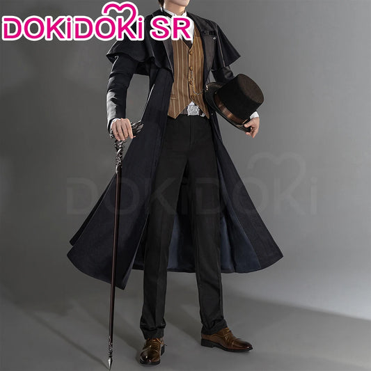 IN STOCK Klein Moretti Cosplay Costume Anime Lord of the Mysteries DokiDoki-SR Men Black Suit Klein Moretti Cosplay Hat