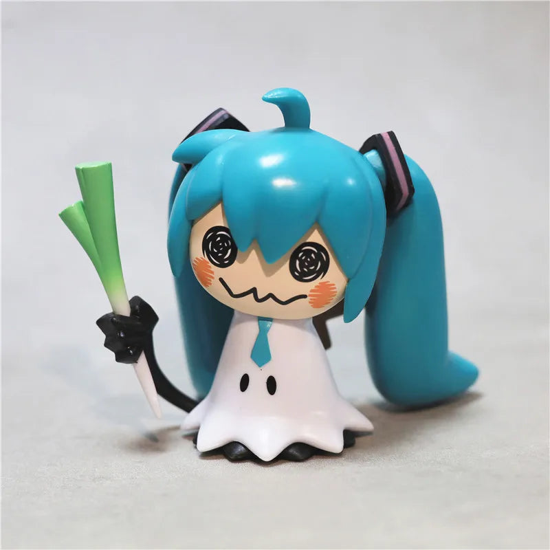 7cm Hatsune Miku Anime Figurine Kawaii Mimikyu Miku Figurine Gk Statue Model Doll Collection Room Desk Decoration Toys Gift