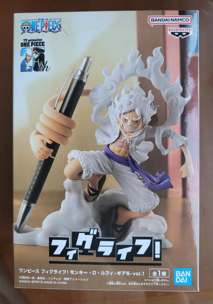 BANPRESTO Fig Life Gear 5 Monkey D Luffy Figure Anime One Piece Model Genuine Boxed Toy - vol.1