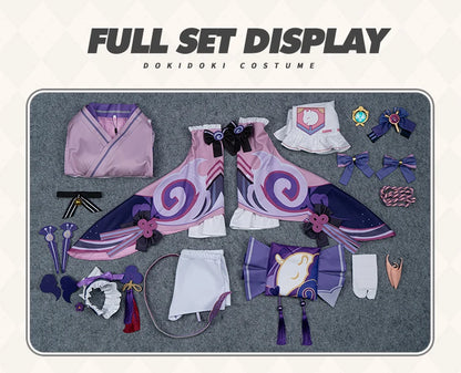 IN STOCK Yumemizuki Mizuki Cosplay Costume Game Genshin Impact【XS-3XL】DokiDoki-N Women Cute Dress Plus Size