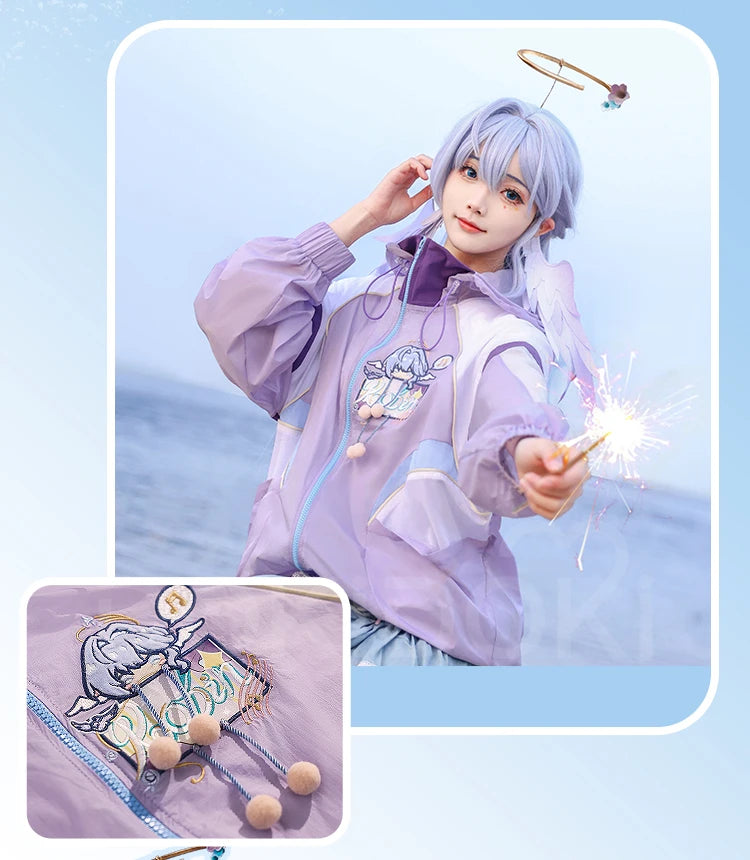 Aventurine Blade Robin Firefly Sparkle Feixiao Doujin Cosplay Costume Game Honkai: Star Rail DokiDoki-SR HSR Sunscreen Jacket