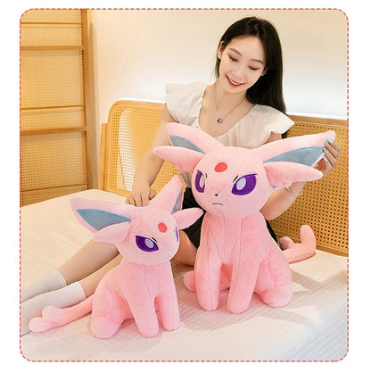 40/70cm Espeon Pokemon Plush Toys Large Anime Doll Pillow Cartoon Giant Pokémon Eifie Plushie Stuffed Gift for Kids Christmas