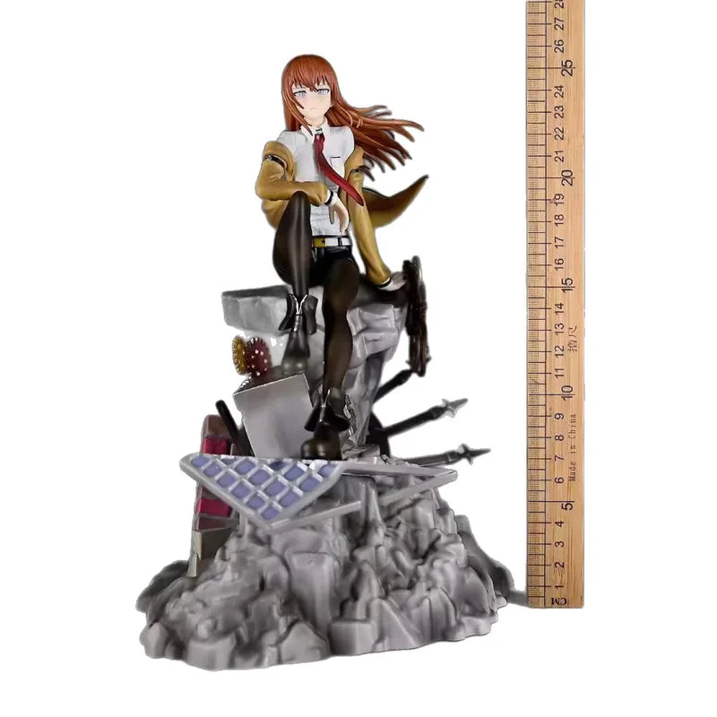 Makise Kurisu Anime Figure Beauty Model Fate Stone Gate Game Collect Gifts Desktop Decorations Fan Gifts 25.5cm ornament