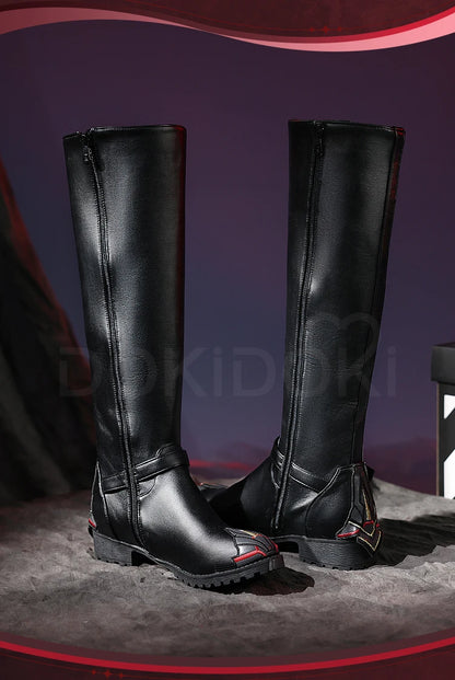 Heroine Caleb Shoes Cosplay Game Love and Deepspace DokiDoki Men Women MC Hunter Boots Caleb Cosplay Shoes