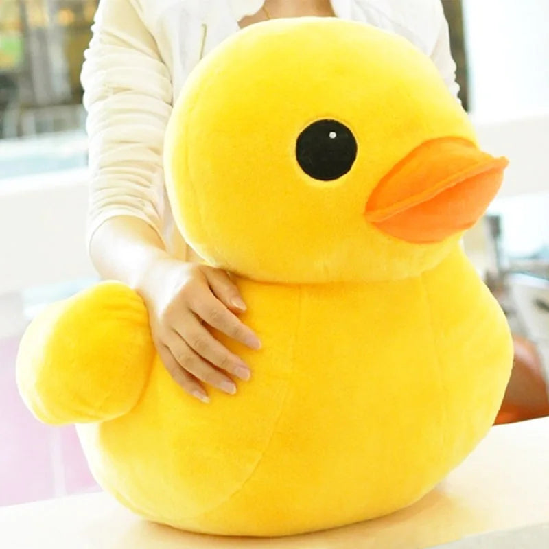 65cmKawaii Big Yellow Duck Plush Dolls Toy Cute Super Soft Cartoon Stuffed Animal Toy Birthday Gifts for Children Kids Baby girl