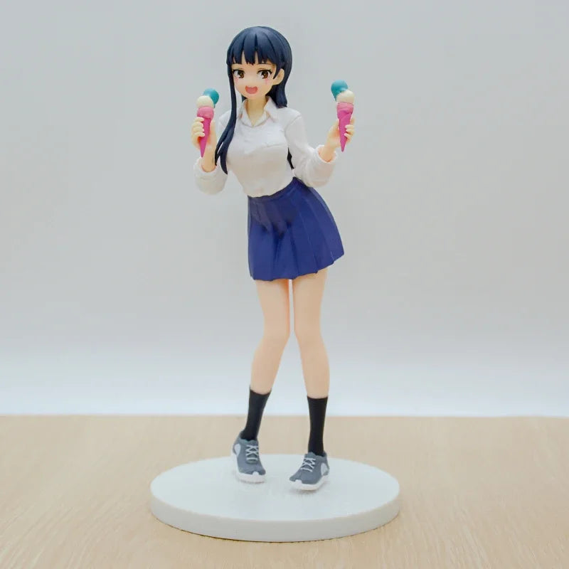 In Stock 19cm The Dangers in My Hearts Anna Yamada Action Figure 19cm My Inner Dangerous ThoughtsAnime Girl Figure Doll Toy Gift