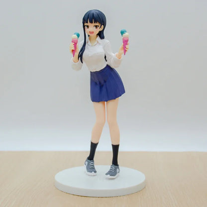 In Stock 19cm The Dangers in My Hearts Anna Yamada Action Figure 19cm My Inner Dangerous ThoughtsAnime Girl Figure Doll Toy Gift