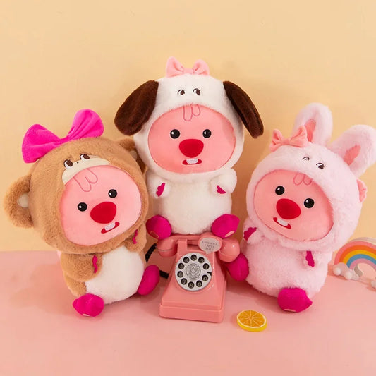 33-60cm/ Kawaii Original Anime Cartoon Plush Toy Little Beaver Rock Animal Serie Cute Plush Doll Interior Decoration Kids Gift