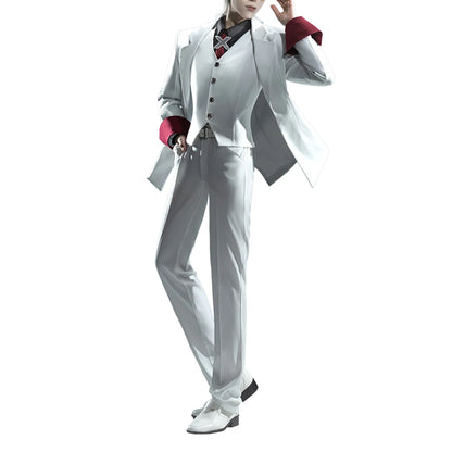 X Cosplay Costume Anime TO BE HERO X DokiDoki-SR Men X Cosplay White Suit Uniform Halloween Cosplay Costume