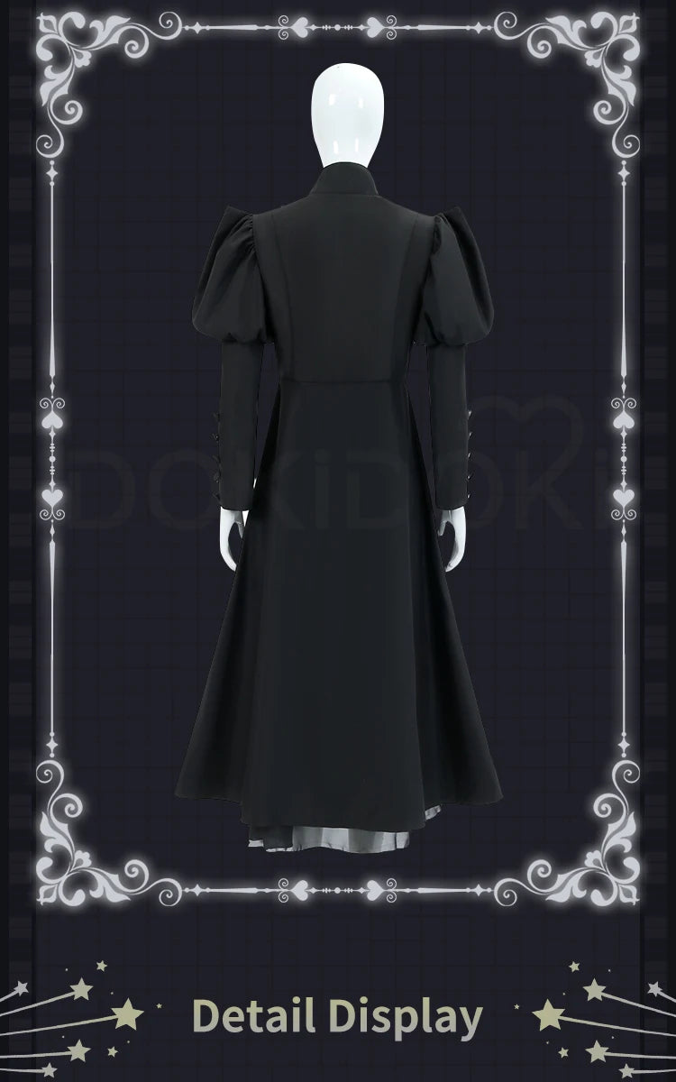 Glinda Elphaba Cosplay Costume Wicked Cosplay【XS-3XL】DokiDoki-N Women Black Pink Dress Glinda Cosplay School Uniform Plus Size