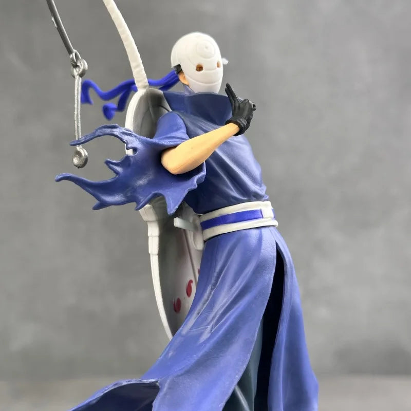 New Naruto Anime Figures Uchiha Obito Standing Posture Double Headed Sculpture Action Doll Pvc Model Statue Ornament Toys Gifts