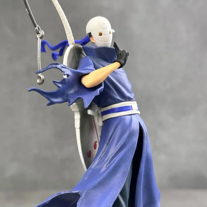 New Naruto Anime Figures Uchiha Obito Standing Posture Double Headed Sculpture Action Doll Pvc Model Statue Ornament Toys Gifts