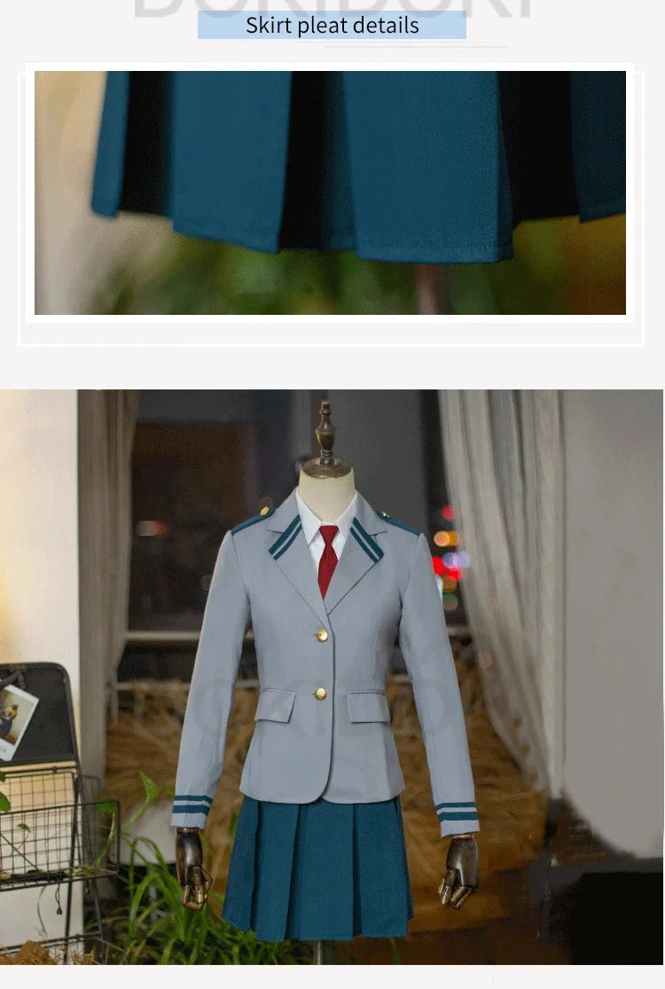 IN STOCK Bakugouu Dekuu Cosplay Costume Anime Cosplay  DokiDoki-R Women Men School Uniform Costume