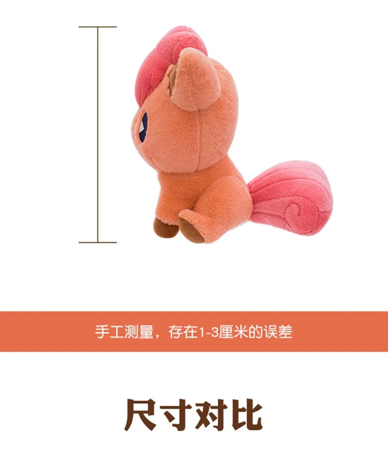 35/45/65CM Big Size Pokemon Vulpix Plushies Cartoon Anime Peluche Stuffed Animal Comfortable Soft Doll Kawaii Ornament Gifts