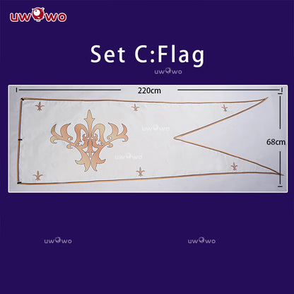 UWOWO Jeannee Cosplay Game  Jeannee d'Arc Stage 2 Battle Suit Cosplay Costume Halloween Costume