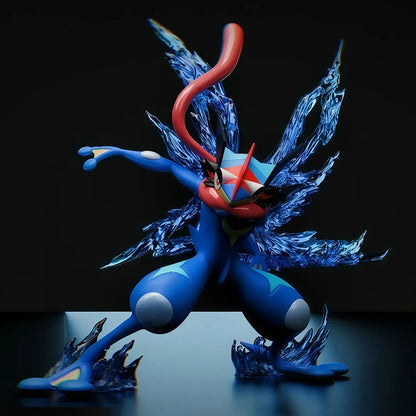 9cm Pokemon Greninja Figure Battle Ash Ketchum Greninja Action Figure Pvc Anime Collection Model Desk Ornament Doll Toy Gifts