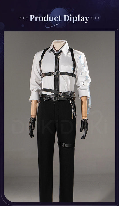 IN STOCK Sylus Rafayel Xavier Zayne Cosplay Costume Game Love and Deepspace【XS-2XL】DokiDoki-R White Grey Halloween Plus Size