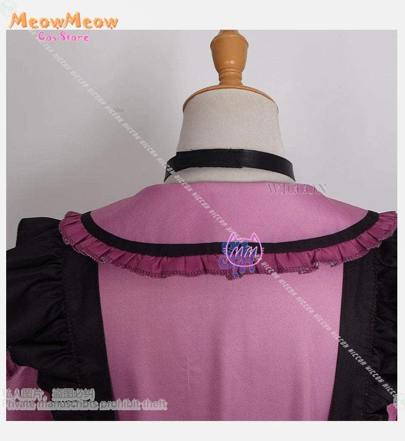 Bangdream Roselia Yukina Minato Costume Polyester Set