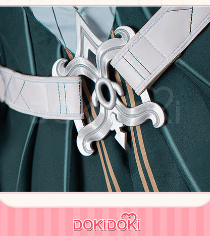 Ciaccona Cosplay Costume Game Wuthering Waves【XS-3XL】DokiDoki-N Women Green Dress Ciaccona Costume Plus Size