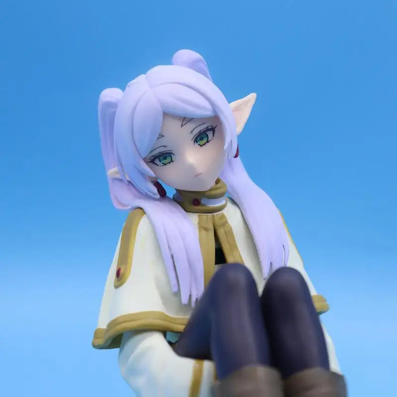 11CM Anime Sousou no Frieren Frieren Noodle Stopper Figure Desktop Decorate Anime Model Toy Gift Aciton Figure PVC Toys