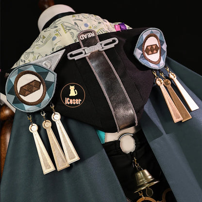 Zenless Zone Zero Lucia Cosplay Costume Wig Uniform Cloak Headwear Tail Spook Shack Halloween Party for Women Girls Role Play