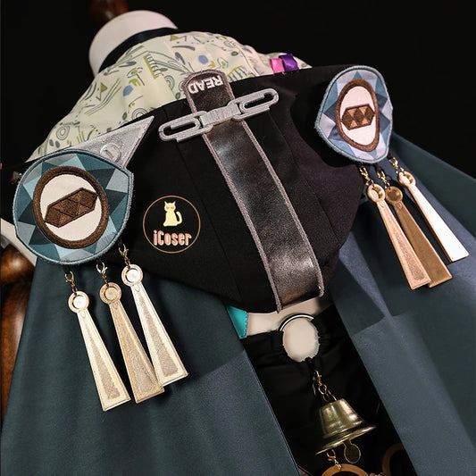 Zenless Zone Zero Lucia Cosplay Costume Wig Uniform Cloak Headwear Tail Spook Shack Halloween Party for Women Girls Role Play