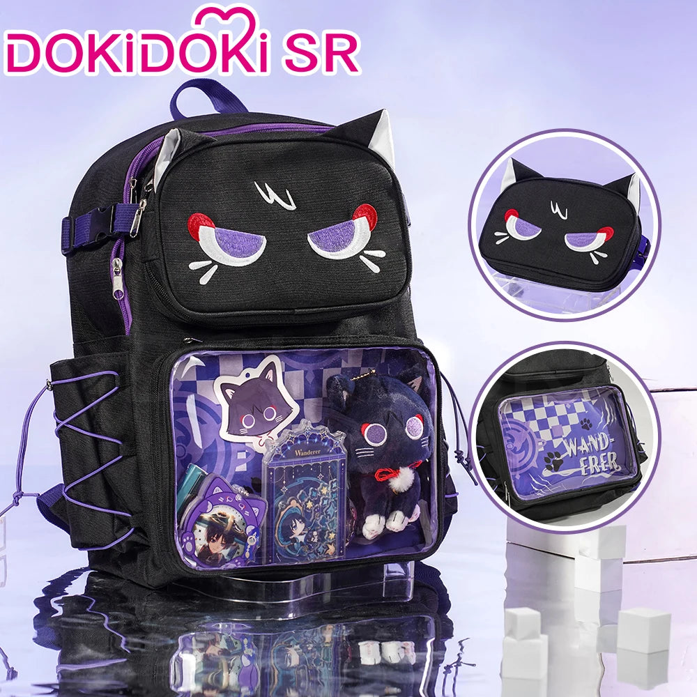 IN STOCK Wanderer Doujin Bag Cosplay Game Genshin Impact Cosplay DokiDoki-SR Scaramouche Furry Itabag Halloween Cosplay Props