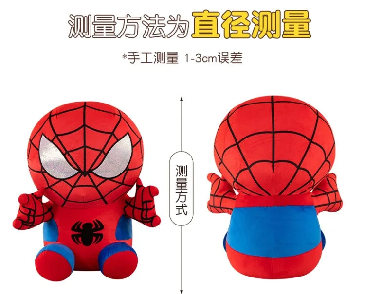 Spider Man Plush Dolls Toys 25/35/45CM Marvel Figure Model Plushies Stuffed Doll Home Room Decor Peluche Pillow Birthday Gifts