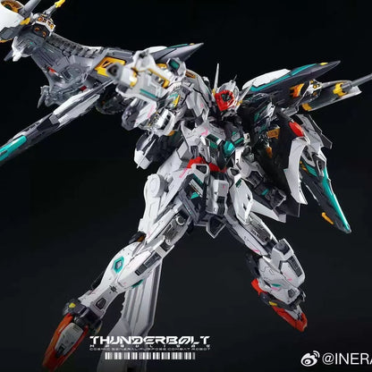1/100 Scale Inera Infinite Dimension Thunderbolt Manta Ray Original  Mecha Plastic Model Kit Action Figures Engraved Lines Clear
