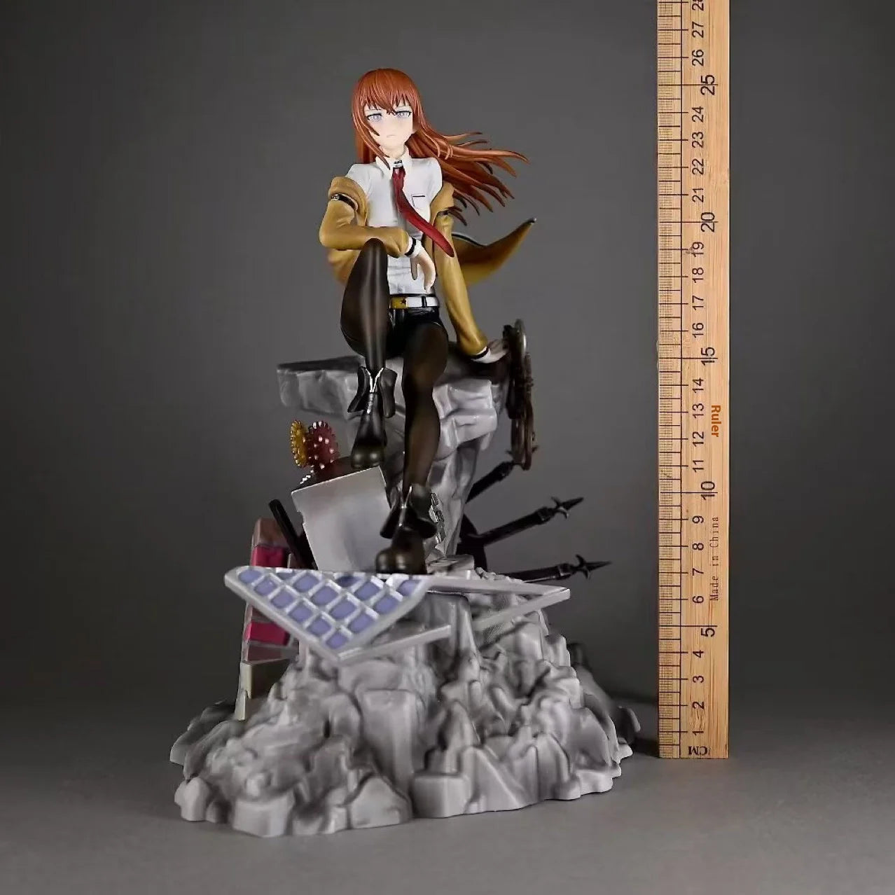 Makise Kurisu Anime Figure Beauty Model Fate Stone Gate Game Collect Gifts Desktop Decorations Fan Gifts 25.5cm ornament