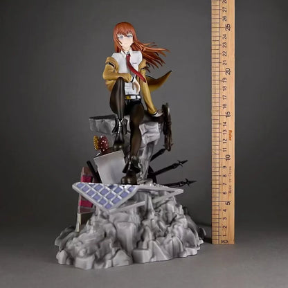 Makise Kurisu Anime Figure Beauty Model Fate Stone Gate Game Collect Gifts Desktop Decorations Fan Gifts 25.5cm ornament