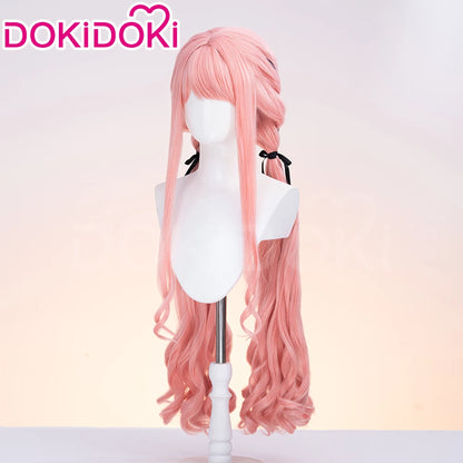 IN STOCK Nikki Cosplay Wig Game Infinity Nikki DokiDoki Women 80cm Long Pink Wig Nikki Cosplay Lolita Wig Free Cap
