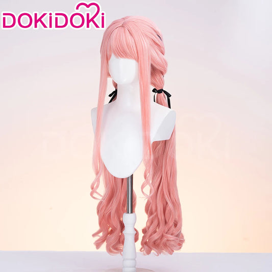 IN STOCK Nikki Cosplay Wig Game Infinity Nikki DokiDoki Women 80cm Long Pink Wig Nikki Cosplay Lolita Wig Free Cap