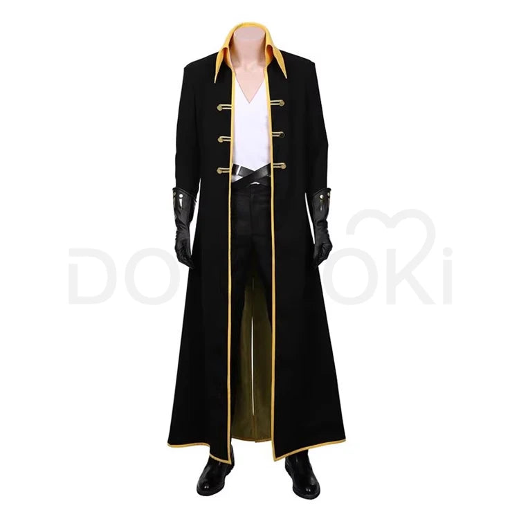Alucard Cosplay Costume Game Castlevania Cosplay【S-2XL】DokiDoki-R Black Suit Men Cosplay Christmas Alucard Cosplay Plus Size