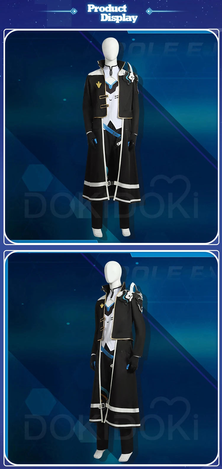 Kevin Kaslana Otto Apocalypse Cosplay Game Honkai Impact 3rd 【S-2XL】DokiDoki-R Kevin Cosplay Costume Honkai Cosplay  Plus Size