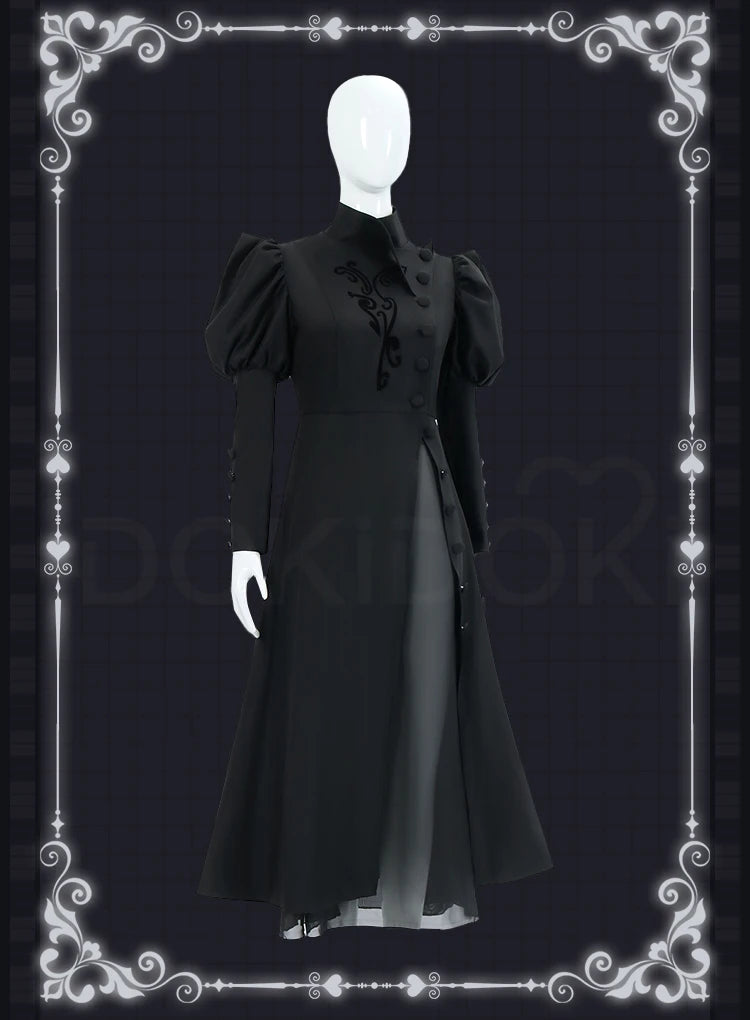 Glinda Elphaba Cosplay Costume Wicked Cosplay【XS-3XL】DokiDoki-N Women Black Pink Dress Glinda Cosplay School Uniform Plus Size