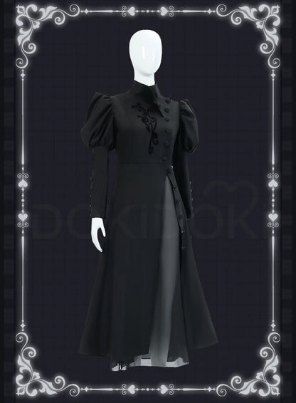 Glinda Elphaba Cosplay Costume Wicked Cosplay【XS-3XL】DokiDoki-N Women Black Pink Dress Glinda Cosplay School Uniform Plus Size