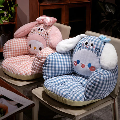 Comfortable Seat Cushion Kuromi My Melody Sitting Cushion For Chair Bay Window Japanese Style Cartoon Back Cushion Soft Comfort