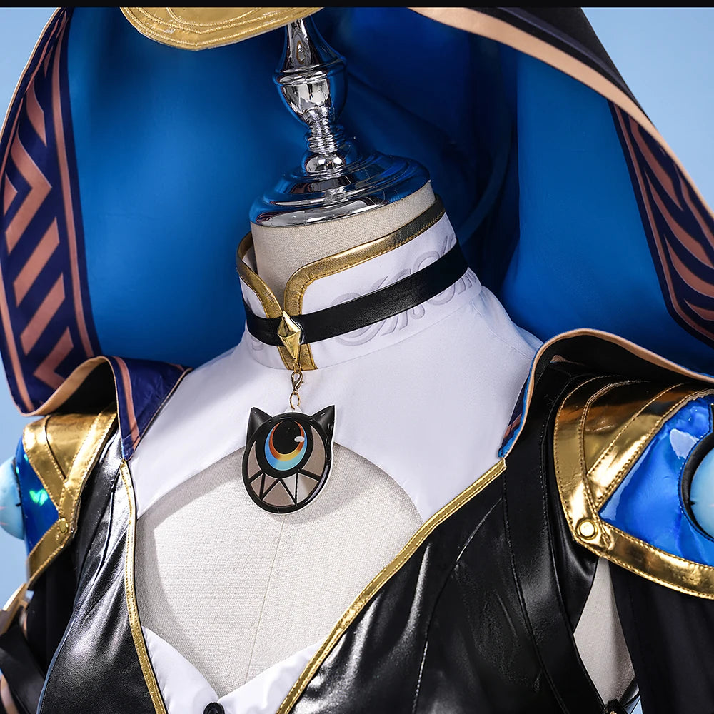 Honkai Star Rail Cipher Cosplay Costume Wig Uniform Jumpsuit Cifera Leggings Tail Props Halloween Party for Women Girls Carnival