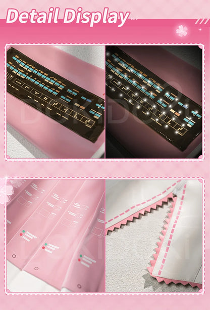 MIKUU Cosplay Costume DokiDoki-SR Sakura Mikku Cosplay Women Cute Pink Short Dress Mikuu Cosplay Costume