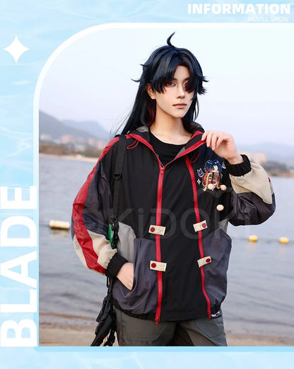 Aventurine Blade Robin Firefly Sparkle Feixiao Doujin Cosplay Costume Game Honkai: Star Rail DokiDoki-SR HSR Sunscreen Jacket