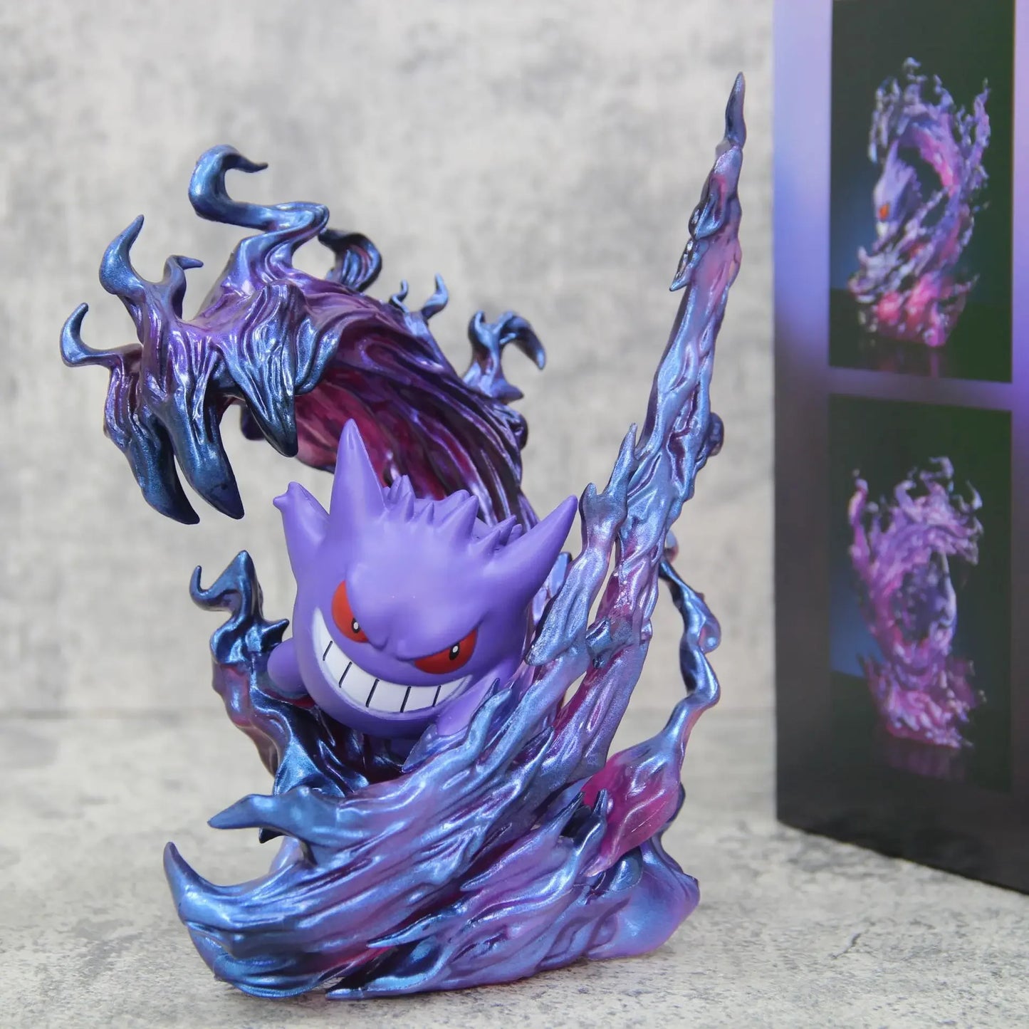 19cm Pokemon Gengar Anime Figure Ghost Claw Action Figure Pvc Model Statue Collection Decoration Ornaments Toys Birthday Gift