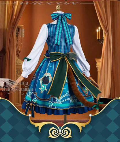 Genshin Impact Lynette Cosplay Set Polyester Unisex