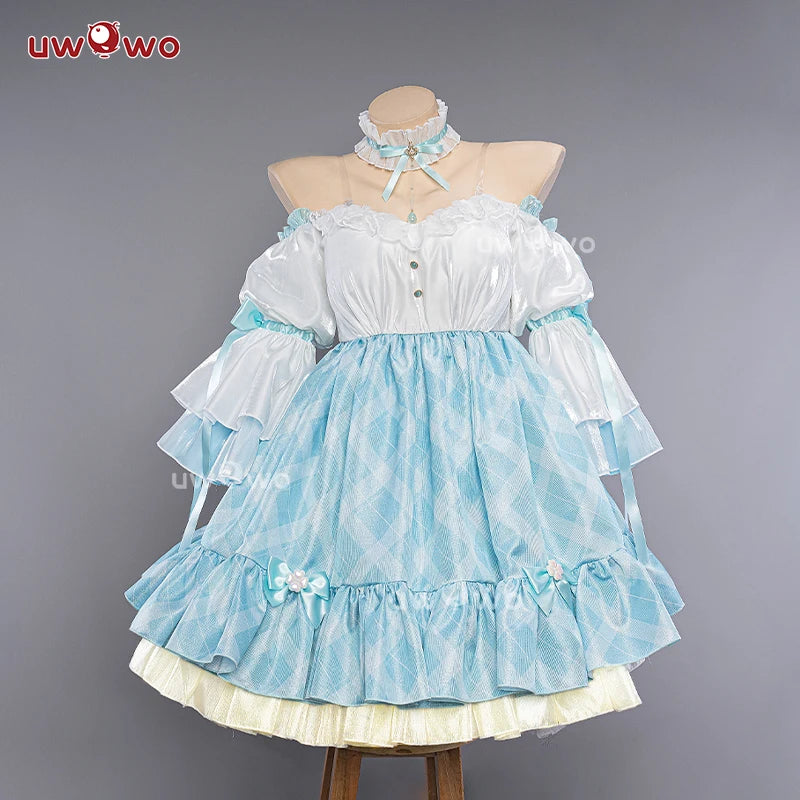 LAST BATCH UWOWO Mikku Cosplay Costume Rakutenn Collabb Happy 16th Anniversary Birthday Cosplay Women Costume Dress Outfits